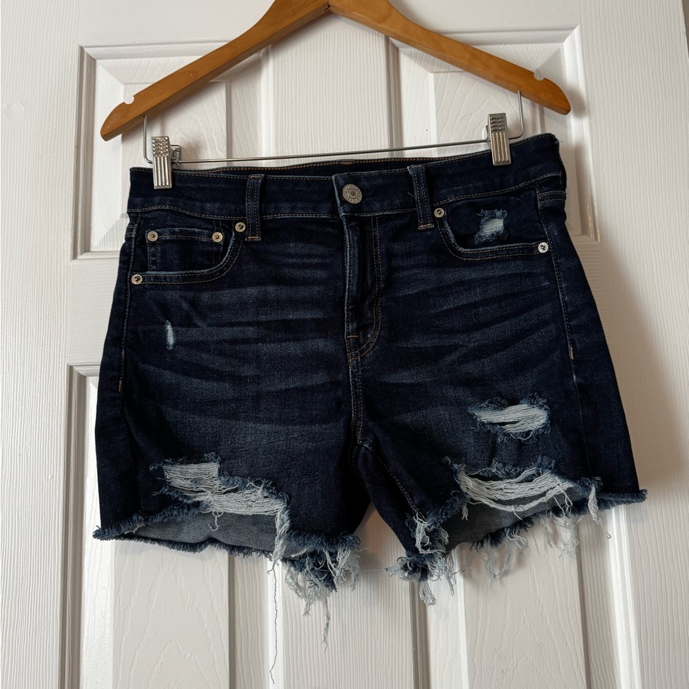 American Eagle Outfitters Dark Blue Jean Shorts